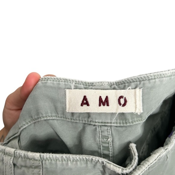 AMO Army Twist Denim Straight Leg Cotton Pants in Military Surplus Size 30 - Picture 8 of 10